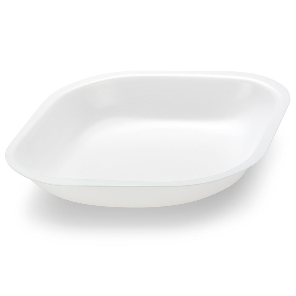 Globe Scientific Weight Boat, Diamond Shaped, Antistatic, PS, White, 100mL Image